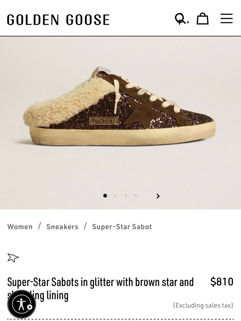 Golden Goose Cream Sherpa-Lined Super-Star Sneakers